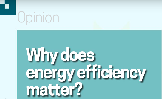why does energy efficiency matter
